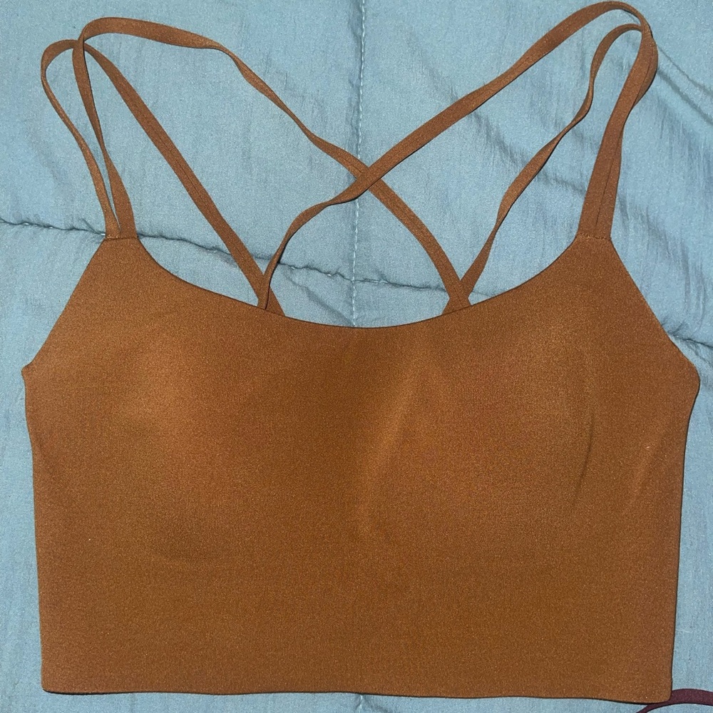 This is Offline by aerie! Low support sports bra! Mustard yellow, size xs